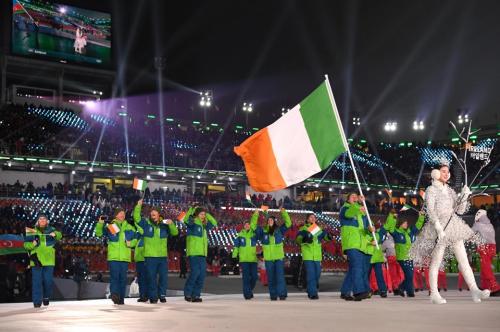 Ireland at the opening ceremony